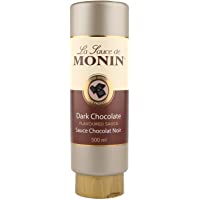 Los mejores  - Monin Flavoured Sauce- Salsa de Chocolate Negro- Botella de 500 ml